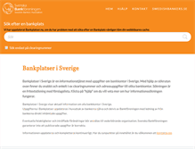 Tablet Screenshot of bankplatser.nu